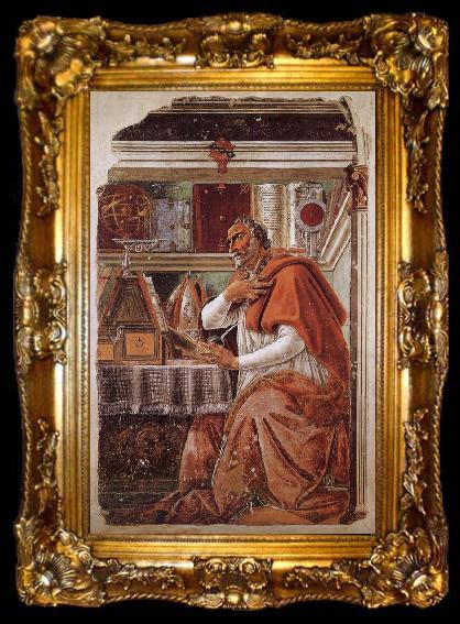 framed  Sandro Botticelli St. Augustine, ta009-2